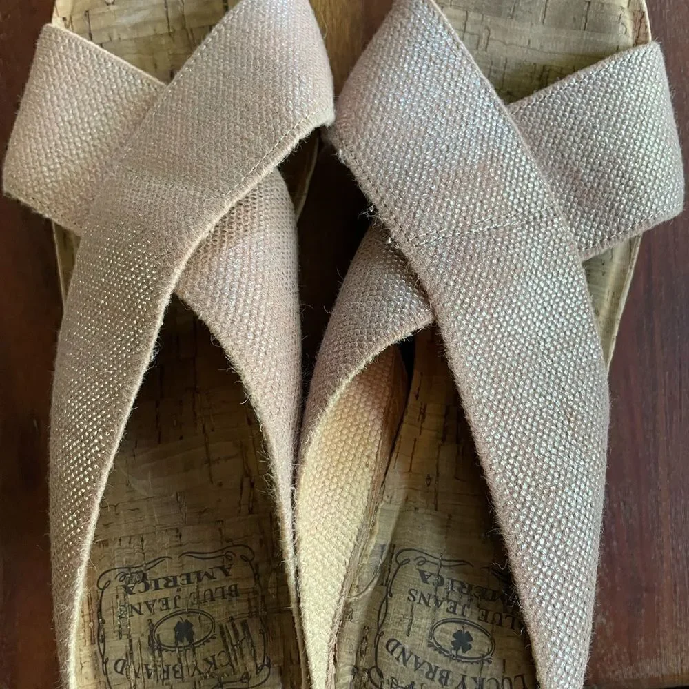 Lucky Brand Platform Sandals Sz 8.5